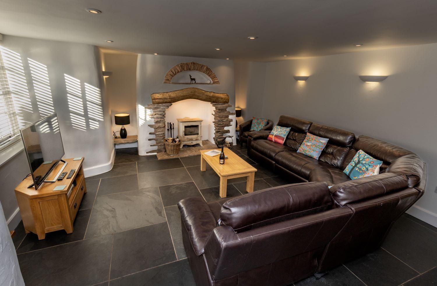Villa Revelstoke Park House Noss Mayo Exterior foto