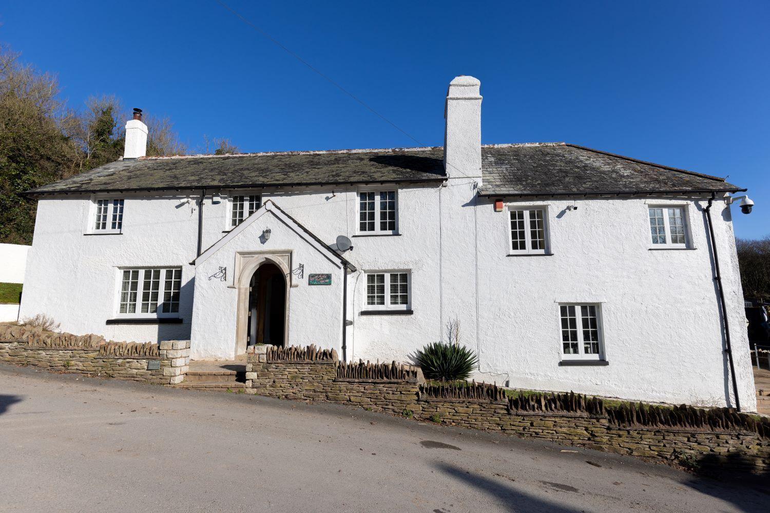 Villa Revelstoke Park House Noss Mayo Exterior foto